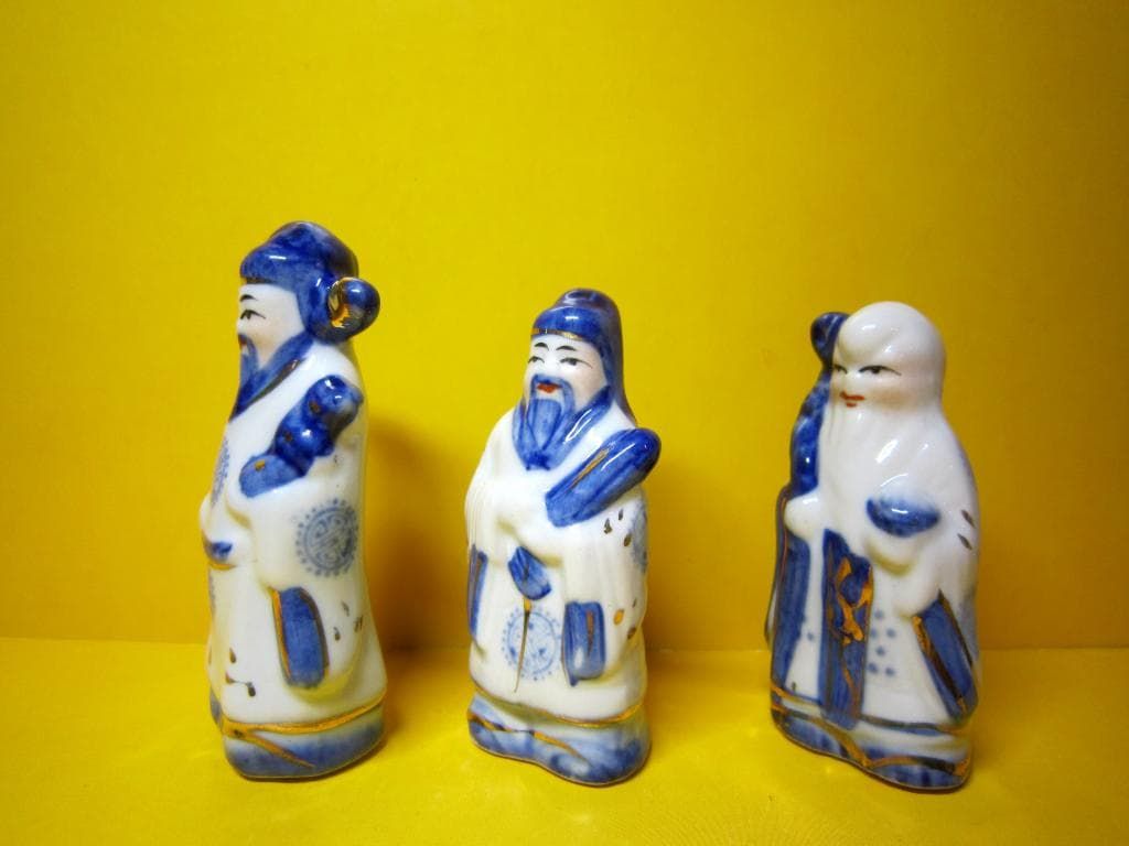 Набор Монахи Шоусин гжель - View 4