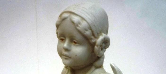 Статуэтка-ваза Двое у лодки фарфор Германия - View 3