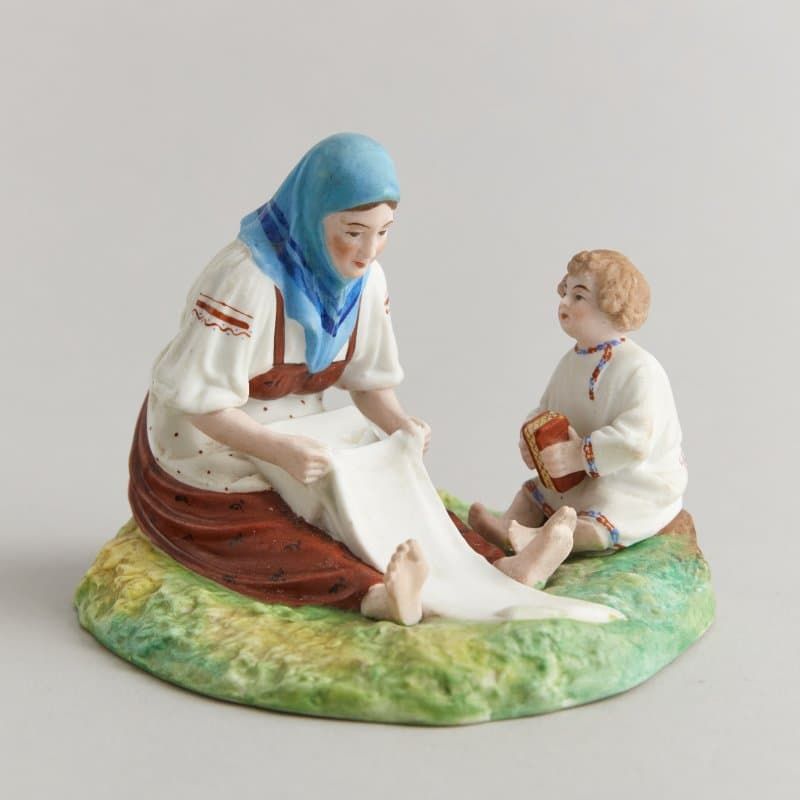 Крестьянка, отбеливающая холст